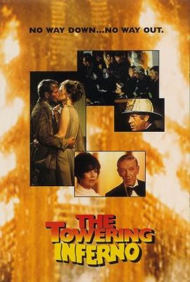 The Towering Inferno movie poster (1974) canvas poster