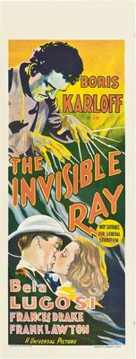 The Invisible Ray movie poster (1936) canvas poster