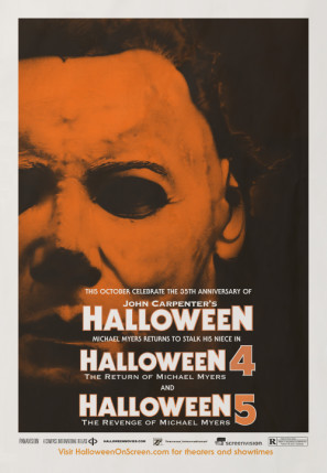 Halloween movie poster (1978) wood print