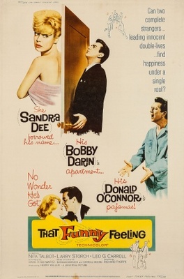 That Funny Feeling movie poster (1965) canvas poster