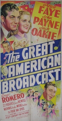 The Great American Broadcast movie poster (1941) poster with hanger