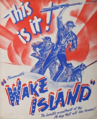 Wake Island movie poster (1942) Stickers MOV_cde2833a