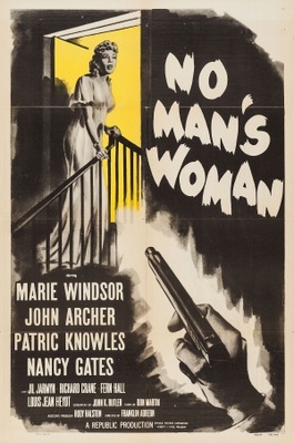 No Man's Woman movie poster (1955) wooden framed poster