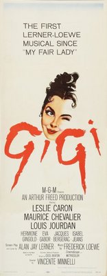 Gigi movie poster (1958) pillow