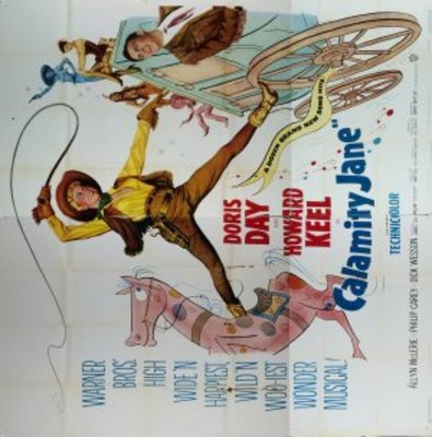 Calamity Jane movie poster (1953) metal framed poster