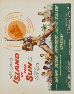 Island in the Sun movie poster (1957) poster with hanger