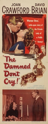 The Damned Don't Cry movie poster (1950) pillow