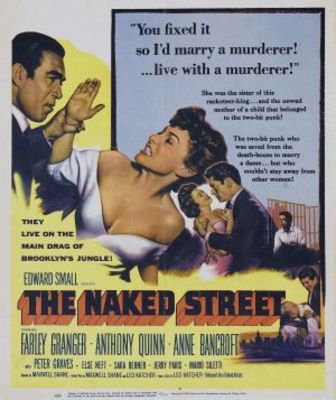 The Naked Street movie poster (1955) pillow