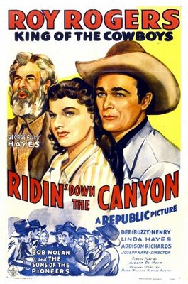 Ridin' Down the Canyon movie poster (1942) tote bag