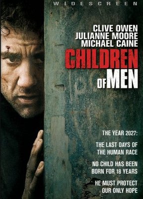 Children of Men movie poster (2006) wood print