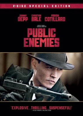 Public Enemies movie poster (2009) metal framed poster