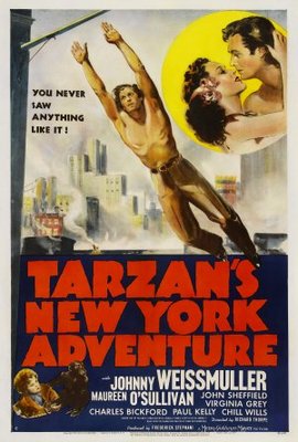 Tarzan's New York Adventure movie poster (1942) poster