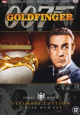 Goldfinger movie poster (1964) wood print