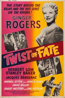 Beautiful Stranger movie poster (1954) metal framed poster