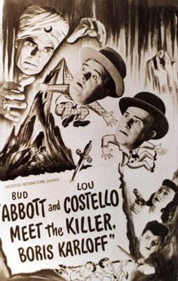 Abbott and Costello Meet the Killer, Boris Karloff movie poster (1949) sweatshirt
