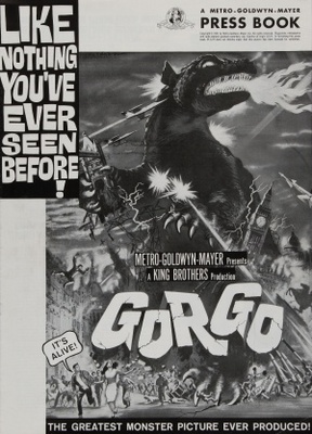 Gorgo movie poster (1961) wooden framed poster