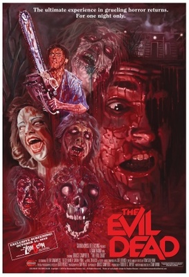 The Evil Dead movie poster (1981) wooden framed poster