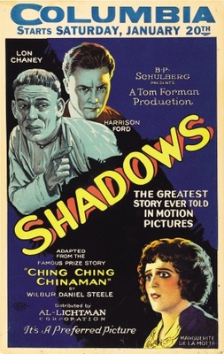 Shadows movie poster (1922) t-shirt