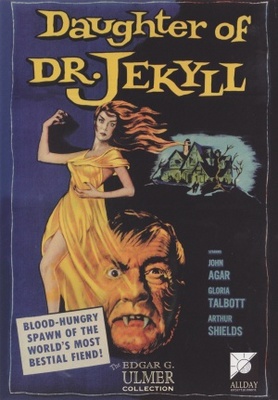 Daughter of Dr. Jekyll movie poster (1957) wood print