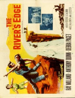 The River's Edge movie poster (1957) wooden framed poster
