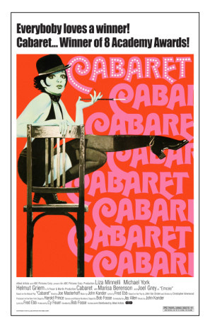 Cabaret movie poster (1972) wooden framed poster