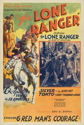 The Lone Ranger movie poster (1938) canvas poster