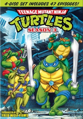 Teenage Mutant Ninja Turtles movie poster (1987) wood print