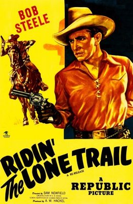 Ridin' the Lone Trail movie poster (1937) tote bag