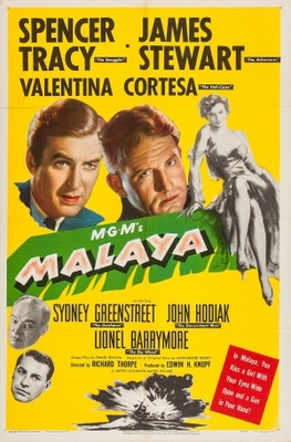 Malaya movie poster (1949) canvas poster