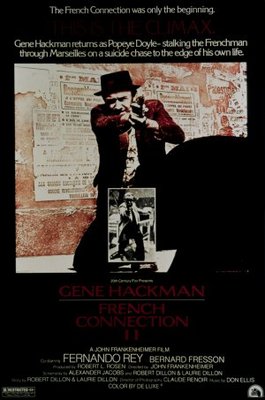 French Connection II movie poster (1975) canvas poster
