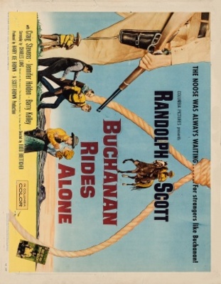 Buchanan Rides Alone movie poster (1958) tote bag