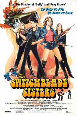 Switchblade Sisters movie poster (1975) pillow