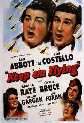 Keep 'Em Flying movie poster (1941) tote bag