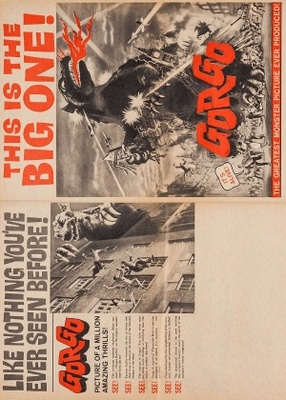 Gorgo movie poster (1961) canvas poster