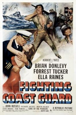 Fighting Coast Guard movie poster (1951) metal framed poster