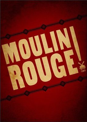 Moulin Rouge movie poster (2001) Stickers MOV_ddc3e248