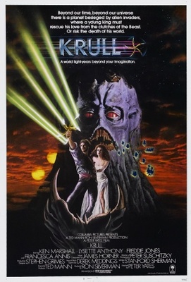 Krull movie poster (1983) metal framed poster