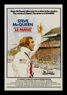 Le Mans movie poster (1971) wooden framed poster