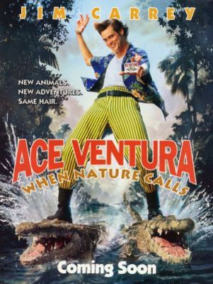 Ace Ventura: When Nature Calls movie poster (1995) wood print