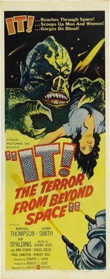 It! The Terror from Beyond Space movie poster (1958) wooden framed poster