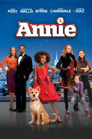 Annie movie poster (2014) wood print