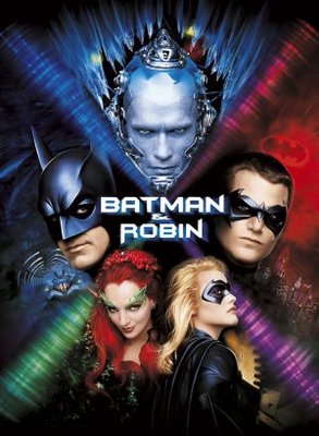 Batman And Robin movie poster (1997) poster with hanger