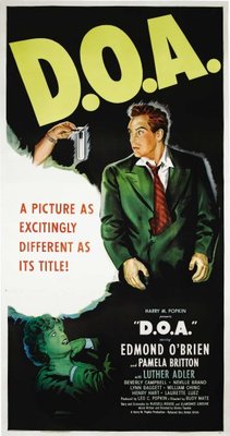 D.O.A. movie poster (1950) canvas poster