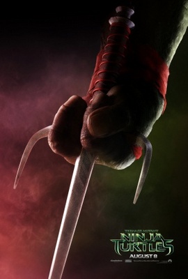 Teenage Mutant Ninja Turtles movie poster (2014) poster with hanger