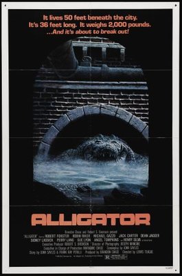 Alligator movie poster (1980) metal framed poster