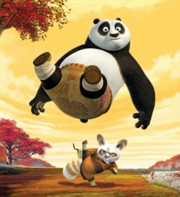 Kung Fu Panda movie poster (2008) wood print