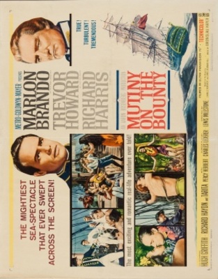 Mutiny on the Bounty movie poster (1962) poster