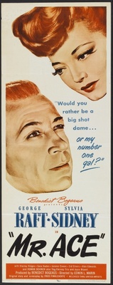 Mr. Ace movie poster (1946) wooden framed poster