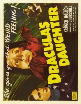 Dracula's Daughter movie poster (1936) metal framed poster
