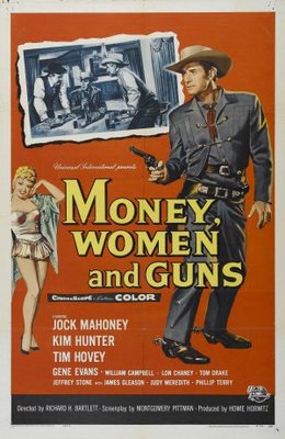 Money, Women and Guns movie poster (1959) Stickers MOV_e52ff347